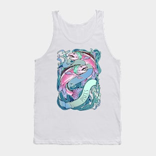 Zodiac sign of Pisces Tank Top